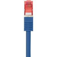 Renkforce RF-4737388 RJ45 Netwerkkabel, patchkabel CAT 6 S/FTP 10.00 m Blauw Snagless, Vergulde steekcontacten, Vlambestendig 1 stuk(s) - thumbnail