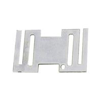 AKO verbindingsplaat 4cm voor hoekisolator | 10 stuks