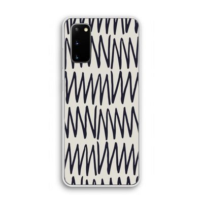 Marrakech Zigzag: Samsung Galaxy S20 Transparant Hoesje