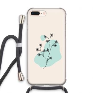 Love your petals: iPhone 7 PLUS Transparant Hoesje met koord