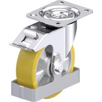 Blickle L-ALTH 125K-FI-FS Plaatstalen zwenkwiel Wieldiameter: 125 mm Draagvermogen (max.): 250 kg 1 stuk(s)