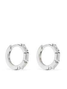 Suzanne Kalan boucles d'oreilles en or blanc 18ct serties de diamants - Argent