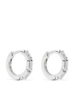 Suzanne Kalan boucles d'oreilles en or blanc 18ct serties de diamants - Argent