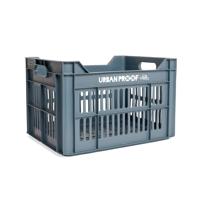 UrbanProof Urban proof fietskrat recycled kunststof 30l faded blauw 40x30x25 cm - thumbnail