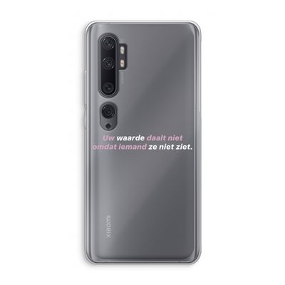 uw waarde daalt niet: Xiaomi Mi Note 10 Pro Transparant Hoesje