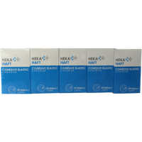 Hekahaft Cohesive windsel 4m x 8cm 5 Stuks