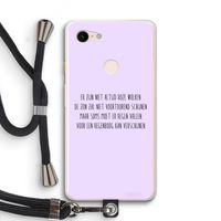 Regenboog: Pixel 3 XL Transparant Hoesje met koord