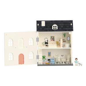 Classic World houten vintage poppenhuis, 36dlg.