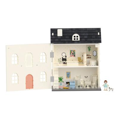 Classic World houten vintage poppenhuis, 36dlg.