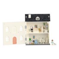 Classic World houten vintage poppenhuis, 36dlg.