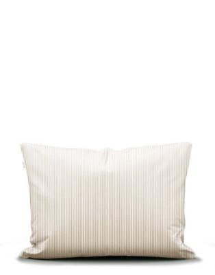 Marc O'Polo Marc O'Polo Classic Fine Stripe Kussensloop 60x70 Dark sand