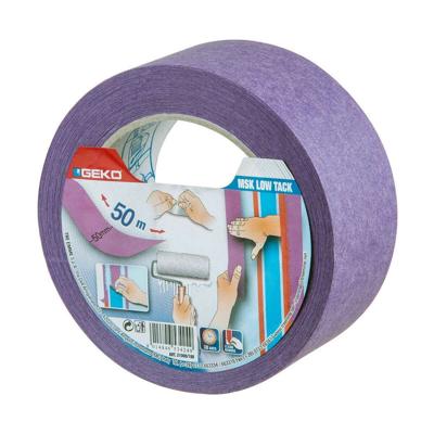Plakband Geko Paars Papier 50 mm x 50 m
