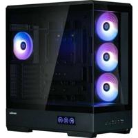 ATX Semi-toren doos Zalman 8800263650026 Zwart