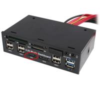 5,25-inch Media PC Dashboard Card Reader 2 x USB 3.0 + 6 x USB 2.0, SATA