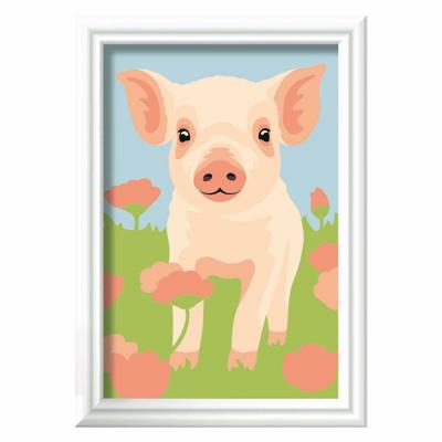 Ravensburger Creart schilderen op nummer - varken
