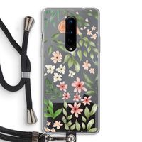 Botanical sweet flower heaven: OnePlus 8 Transparant Hoesje met koord
