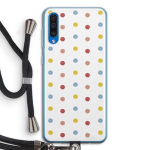Bollen: Samsung Galaxy A50 Transparant Hoesje met koord