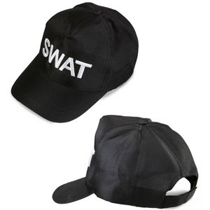 Politie SWAT pet verkleed accessoire voor volwassenen   -