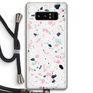 Terrazzo N°3: Samsung Galaxy Note 8 Transparant Hoesje met koord