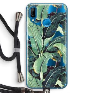 Bananenbladeren: Huawei P20 Lite Transparant Hoesje met koord