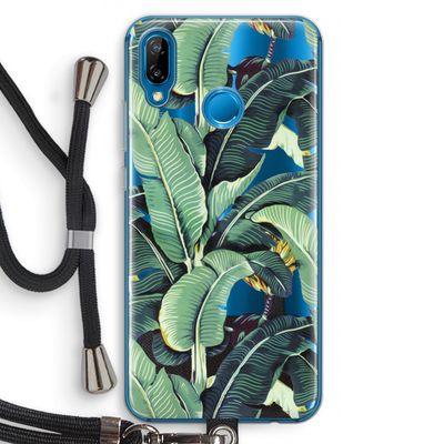 Bananenbladeren: Huawei P20 Lite Transparant Hoesje met koord