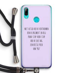 Zelfvertrouwen: Huawei P Smart (2019) Transparant Hoesje met koord