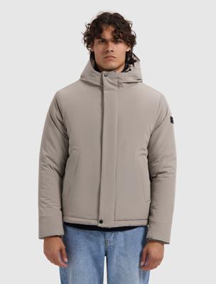 Pure Path Active Flex Short Parka Winterjas Heren Grijs - Maat L - Kleur: Grijs | Soccerfanshop