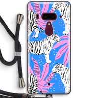 Tijger: HTC U12+ Transparant Hoesje met koord