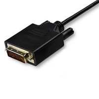 StarTech.com 3 m USB-C naar DVI kabel 1920 x 1200 zwart - thumbnail
