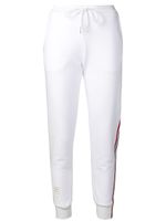 Thom Browne pantalon de jogging RWB à rayures - Blanc - thumbnail