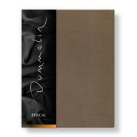 Dommelin Dommelin Hoeslaken Uni Percal 200TC 574 Cappuccino 90x200/30