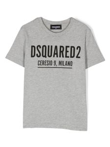 DSQUARED2 KIDS t-shirt à logo imprimé - Gris