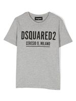 DSQUARED2 KIDS t-shirt à logo imprimé - Gris