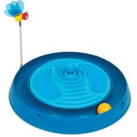 CAT IT 3-in-1 circuit met bal, massageband en kattenkruid - Ø 36 cm - Blauw - voor cat