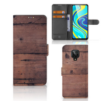 Xiaomi Redmi Note 9 Pro | Note 9S Book Style Case Old Wood - thumbnail