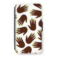 Hands dark: iPhone 11 Pro Flip Hoesje