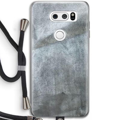 Grey Stone: LG V30 Transparant Hoesje met koord