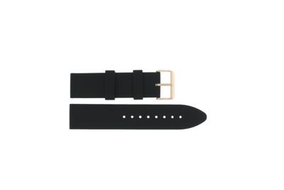 Horlogeband Guess W1055G3 / Atlas Silicoon Zwart 22mm
