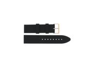 Horlogeband Guess W1055G3 / Atlas Silicoon Zwart 22mm