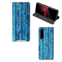 Sony Xperia 1 III Book | Wallet Case | Wood Blue