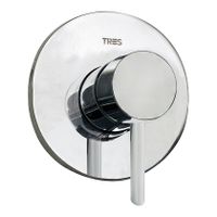 Douchekraan Tres Alplus | Inbouw | Mengkraan | Excl.Inbouwdeel | 1-weg | Rond | Chroom