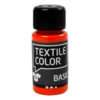 Creativ Company Textile Color Semi-dekkende Textielverf Oranje, 50ml - thumbnail