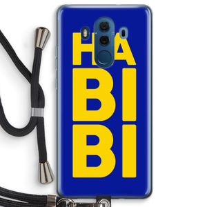 Habibi Blue: Huawei Mate 10 Pro Transparant Hoesje met koord