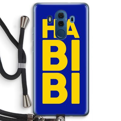 Habibi Blue: Huawei Mate 10 Pro Transparant Hoesje met koord Habibi Blue: Huawei Mate 10 Pro Transparant Hoesje met koord