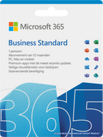 Microsoft 365 Business Standard 1 licentie(s) Abonnement Nederlands 1 jaar - thumbnail