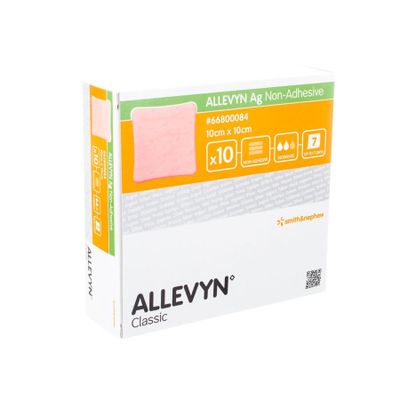Allevyn Ag N/adhesive Ster 10,0x10,0cm 10 66800084