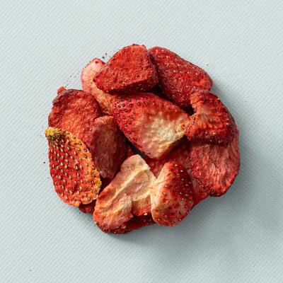 Gevriesdroogde aardbeien schijfjes 50 gram
