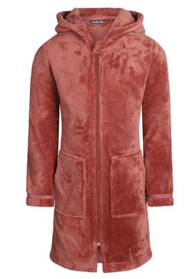 Charlie Choe badjas kind met rits - koperkleur-104/110