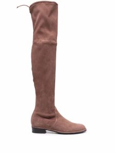 Stuart Weitzman cuissardes en daim - Marron