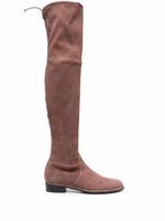 Stuart Weitzman cuissardes en daim - Marron - thumbnail